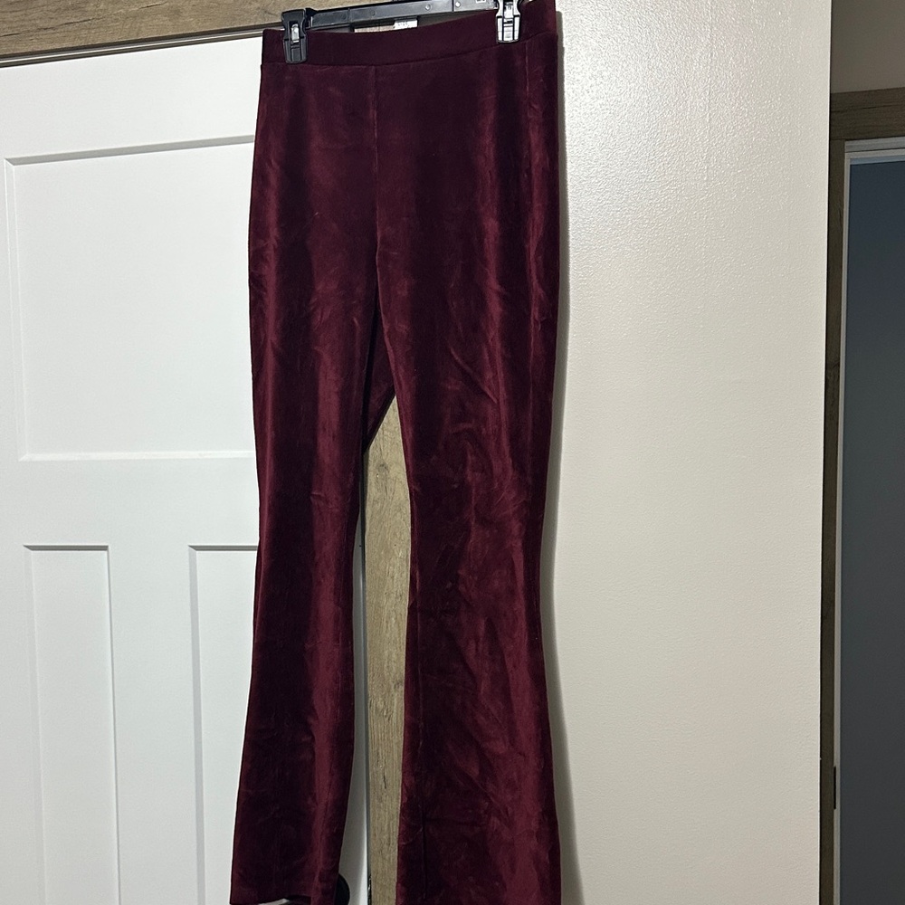 Arizona Jean Company Corduroy Pants in Deep Burgundy